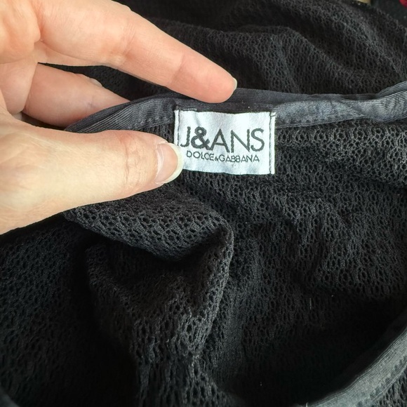 Dolce and gabbana black Mesh Long Sleeve Top - Picture 2 of 5